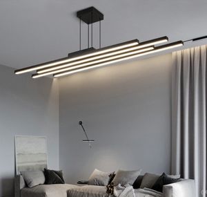 Lâmpada de lustre de nova sala de estar de padrões atmosfera minimalista moderna Luz de luxo de luxo principal pacote de iluminação nórdica