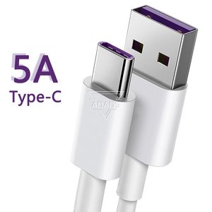 5A supersnabb laddningskablar USB typ-c mobiltelefon datakabel TPE för Android Samsung