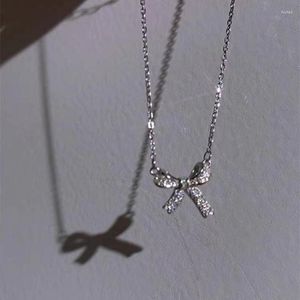 Hänge halsband söt guld silver färg fjäril lång kedja halsband choker för kvinnor flicka fashion party smycken 2022
