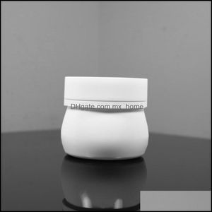 Packing Bottles Office School Business Industrial 150G Empty Recycled Plastic Cosmetic Jars White Pet Cream Bottle Hand Wax Jar Bpa Drop D