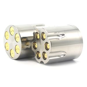 Coole Bulletlike Grinder Free DHL Aluminium Kräutermühlen Raucherzubehör 3 Schichten 63 mm Tabak-Kräuter-Gewürzmühle GR295