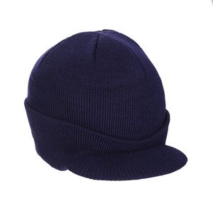 Visors Men Women Winter Knit Baggy Beanie Oversize Fashion Hat Visor Cap 2022 All-match CapsVisors
