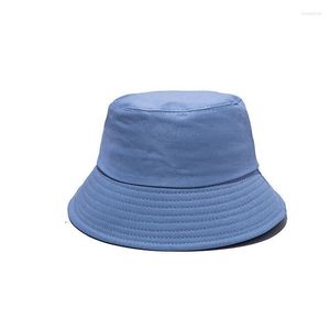 Czapki do czapki/czaszki 2022 Czarno białe solidne wiadro kapelusz unisex bob hip hop gorros mężczyzn Kobiety Summer Panama Cap na plaż