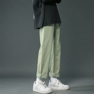 Privathinker 6 Colors Men's Straight Jeans Streetwear Hip Hop Man Casual Denim Pants Male Cargo Trousers 220328