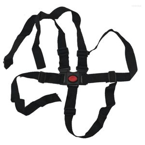 Barnvagnsdelar Tillbehör Baby Universal 5 Point Harness Högstol Safe Belt säkerhetsbälten för Pram Buggy Children Kid PuschchairStroller AC