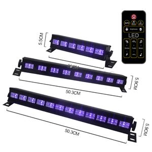 Disco DJ UV lila lampor LED Julljus Halloween färgning Stage Lighting UV lamp butik kan identifiera äkta och falska pengar