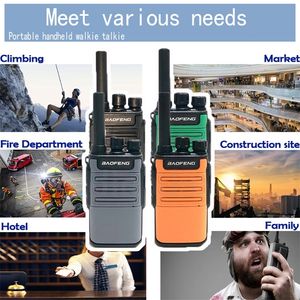 Baofeng BF V8 BFV8 Tragbares Walkie-Talkie Mini Grau Grün Orange Langstrecken-Standby-Zwei-Wege-Ham-CB-Radio Communicador Sicherheit 220812gx