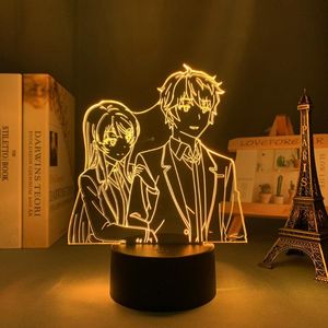 Night Lights Anime Led Light Girl Mai Sakurajima For Bedroom Decor Birthday Gift Nightlight Manga Senpai No Yume Lamp