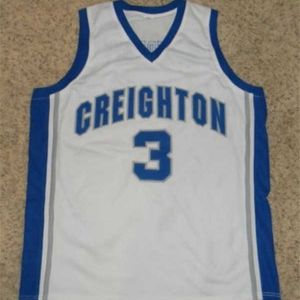 XFLSP 2012-13＃3 Doug McDermott Creighton BluejaysレトロなThrowback Basketball Jerseyは任意の数と名前をステッチしました