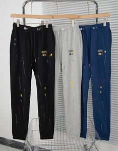 2022SS Özel Sweatpants Soğuk Hava Kış Erkekleri için Yüksek Kaliteli Yastıklı Ter Pantolon Jogger Pantolon Günlük Miktar Su Geçirmez Pamuk 4t