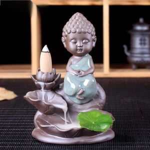 Fragrance Lamps Ceramic Stick Incense Burner Backflow Cone Holder For Home Meditation Yoga Spa Aromathe Decoration Zen CenserFragrance FrFra