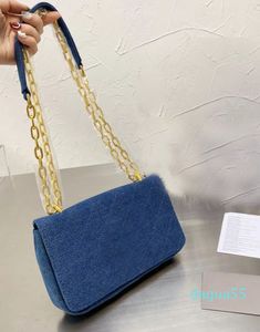 2021 moda tarzı gündelik çanta çantası denim corssbody kadın lüks tasarımcı çanta
