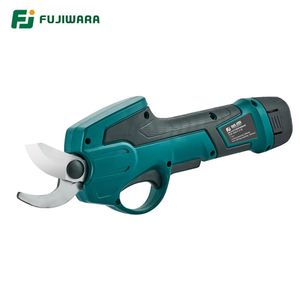 FUJIWARA Electric Pruning Scissors 0-25mm Pruning Shears 7.2V Lithium Battery Garden Pruner T200115