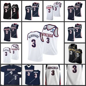 3 Andrew Nembhard Basketball Jersey Gonzaga Stitched College Jerseys 2022 NCAA Zags School Basketball Wears