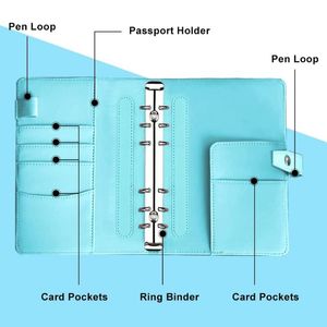 ギフトラップリングバインダーセットキャッシュエンベロープ予算のウォレットプランナーは、お金を節約するためのシート付きbgift