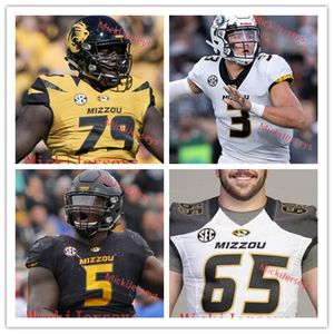 2022 NCAA Custom Missouri Tigers Fußballtrikot 99 Isaiah McGuire 6 Keke Chism 3 Shawn Robinson 13 Chris Daniels 8 Connor Bazelak 20 Simi Bakare 97 Akial Byers Trikots