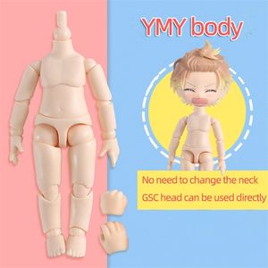 obitsu 11cm dollleksaker YMY -kropp lämplig för GSC Head OB11 BJD Doll sfärisk gemensam leksakshandsuppsättning 220505