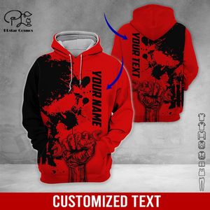 Plstar Cosmos 3dprinted EST Mechanical Custom Name sztuka Unikalne zabawne Hraajuku Streetwear Unisex Casual Hoodies Zip Bluza 6 220713