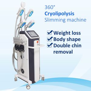 Högkvalitativ 9 i 1 Cryolipolys 360 Cryoskin Slimming Machine Anti celluliter Fettavlägsnande Truescupt Cold Laser Lipolys Belly Reduction Utrustning