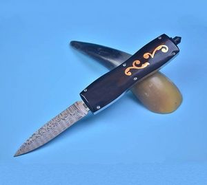 나비 짐승 440 블레이드 더블 액션 전술 전술 자기 방어 접이식 고정 칼 캠핑 사냥 EDC 멀티 도구 나이프