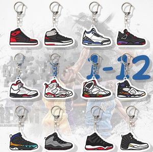 Basketball Shoes Keychain Moda Sport Celebrity Figura Basketball Star Backpack Pingnder Bolsa Chain Chain Presentes para fãs Morseabilia