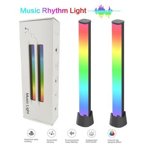 Nachtlichter, LED-Atmosphäre, Tischleuchte, Streifen, Teppich, Innenbereich, Nachttisch, Wohnzimmer, Dekor, bunt, RGB, 16 Farben, APP-Fernbedienung, USB-Lampe