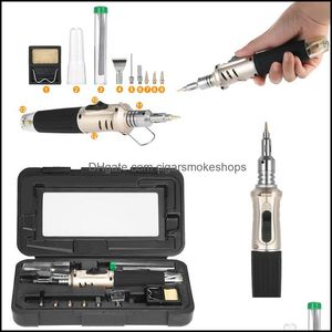 Wholesale soldering iron repair resale online - Electric Temperature Soldering Iron Tip Kit Welding Solder Needle Point Tips Pencil Repair Tool Drop Delivery Irons Stations Industri