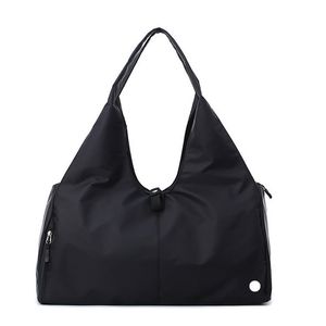 LU-9B07 Unisex Outdoor Bags Fitness Yoga Handbags Travel Beach Duffel Bag Shoulder Waterproof Exercise Bags With Shoes Storage Large Capacity