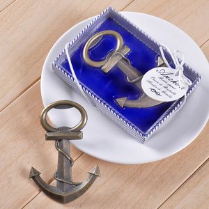 Морская тема якоря открывающаяся бутылка Свадебная вечеринка Привлечение душа подарок подарки годовщины на день рождения душ DH8899