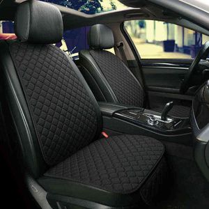 high quality Flax Car Seat Cover Protector 2 or 5 Seat Cushion Pad Mat Backrest for Auto Interior Truck Suv Van car Accessories H220428