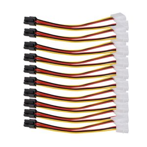 ingrosso Connettori Molex-Connettori di cavi per computer Molex da pin a PCI E Convertitore di alimentazione Connettore di cavo ECOMPUTER