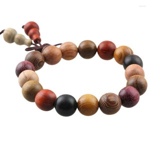 Beaded Strands Multi Material Mixed Wooden Beads Bracelets Natural Style Jewelry For Men Women Prayer Fawn22