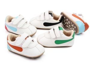 2pcs/lot Classic First Walker Shoes Newborn Baby Girl Boy Soft Sole Shoes Toddler Anti-skid Sneaker Shoe Casual Prewalker Infant