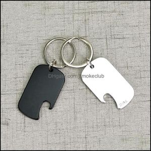 Hunde Tag Opener Aluminiumlegierung Militärische Haustier -ID -Karten -Tags mit tragbarer kleiner Bierflasche RRA12066 Drop Lieferung 2021 Tagid Supplies Home G.