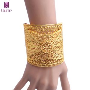 Bangle Dubai Honorável Bollelet de cor de ouro para mulheres Etiópia africana Bridal Arab Wedding Banquet Gifts