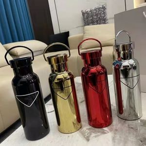 Simple Designer Water Bottles Durable Kettle High Quality Stainless Steel 500ML Adults Children Outdoo Cycling Sports Thermal Insulation Designer Hipster Cup