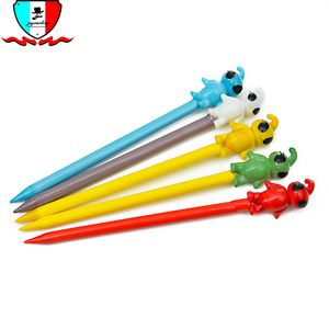 Strumento Dabber in vetro colorato Dabber per olio in vetro Lunghezza 160 mm per fumo di bong di tabacco da pipa ad acqua