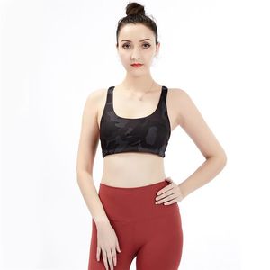 Wholesale bra shake resale online - Sexy Yoga Bra Women Padded Sports Bra Shake Proof Running Workout Gym Top Tank Fitness Shirt Vest3017