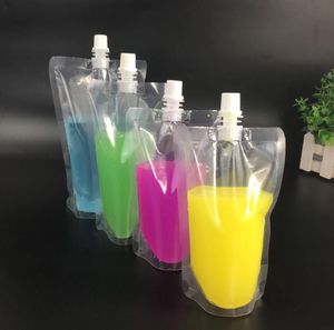 17oz ml de support en plastique de boisson en plastique Sac d emballage Spout Pouche pour boisson Liquid Juice Milk Café ml C0523C13