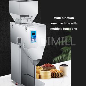 Quantitative Seeds Salt Rice With Rack Packer Food Processing Equipment Automatic Weighing Pellet 10-999g Tea Granule Powder Filling Machine