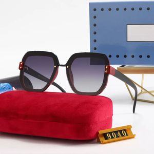 Designer-Sonnenbrille für Damen, Farbverlaufs-Sonnenbrille, ovale Vollrahmen-Harzlinsen, Antireflexionsverfärbung, photochrome PC-Legierung, Sommer-Strandbrille mit Box