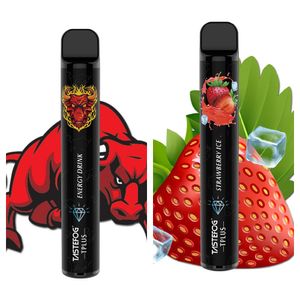 Monouso Vape Pen Style E Sigaretta 800 Sbuffi Vaporizzatore per tabacco Pod TPD CE RoHS Approvato all'ingrosso 11 sapori Pacchetto inglese spagnolo