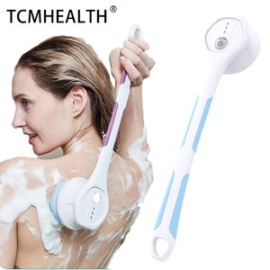 5 In 1 Electric Bath Shower Brush Long Handle Back Massage Scrubber Cleaning Remove Exfoliating Bathroom