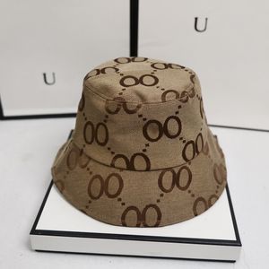 Designer S Bucket Hats Men and Women Fisherman Hat Fashion Letter Visor Temperament New Simple Seaside Lovers is