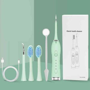 Elektrikli Hesap Çıkma Diş Beyazlatma Temizleme Diş Tartar Sıyırıcı Diş Parlatıcı Leke Silgi Yüksek Frekanslı Titreşim 220713
