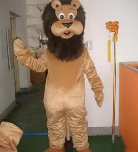 Fabrika çıkışları su ile yıkanabilir EVA malzeme birden fazla kez kullanılan erkek aslan maskot kostümleri karikatür giyim