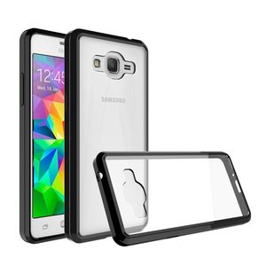 Casos transparentes de TPU / PC para Samsung Galaxy J2 Prime / Grand G5308 Scratch Choffof à prova de choque de choques de almofada de ar de almofada de ar