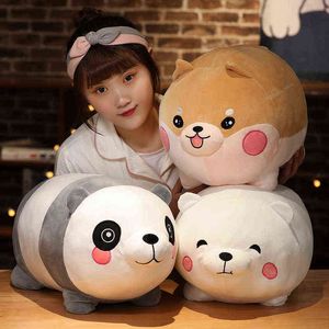 Cm Beautiful Shiba Inu Panda Polar Bear Cuddle Kawaii Animal Dolls Stuffed Soft Pillow Birthday Gifts for Children Girl J220704