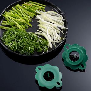 Fruit Vegetable Tools New Green Onion Easy Slicer Shredder Plum Blossom Cut Wire Drawing Kitchen Superfine