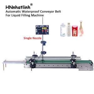 Small Digital Control Automatic Waterproof Conveyor Belt Filling Machines For Drinking Juice Olive Filling Machine Production M600#